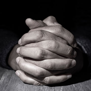 Hands Folded In Prayer